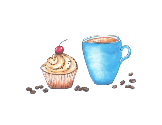 coffee and cupcake