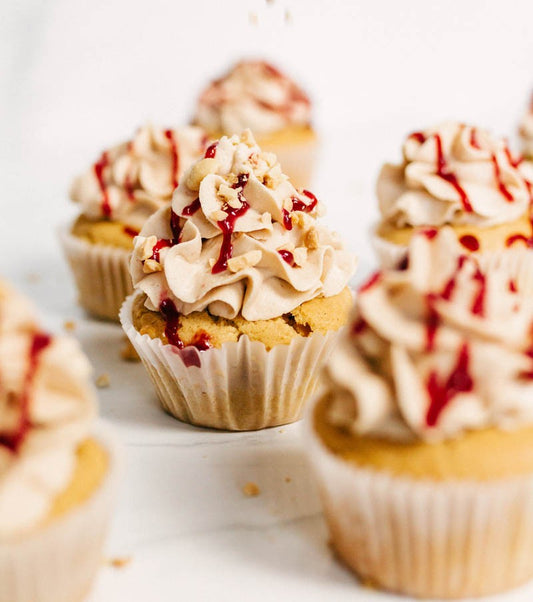 Peanut Butter and Jelly Cupcakes