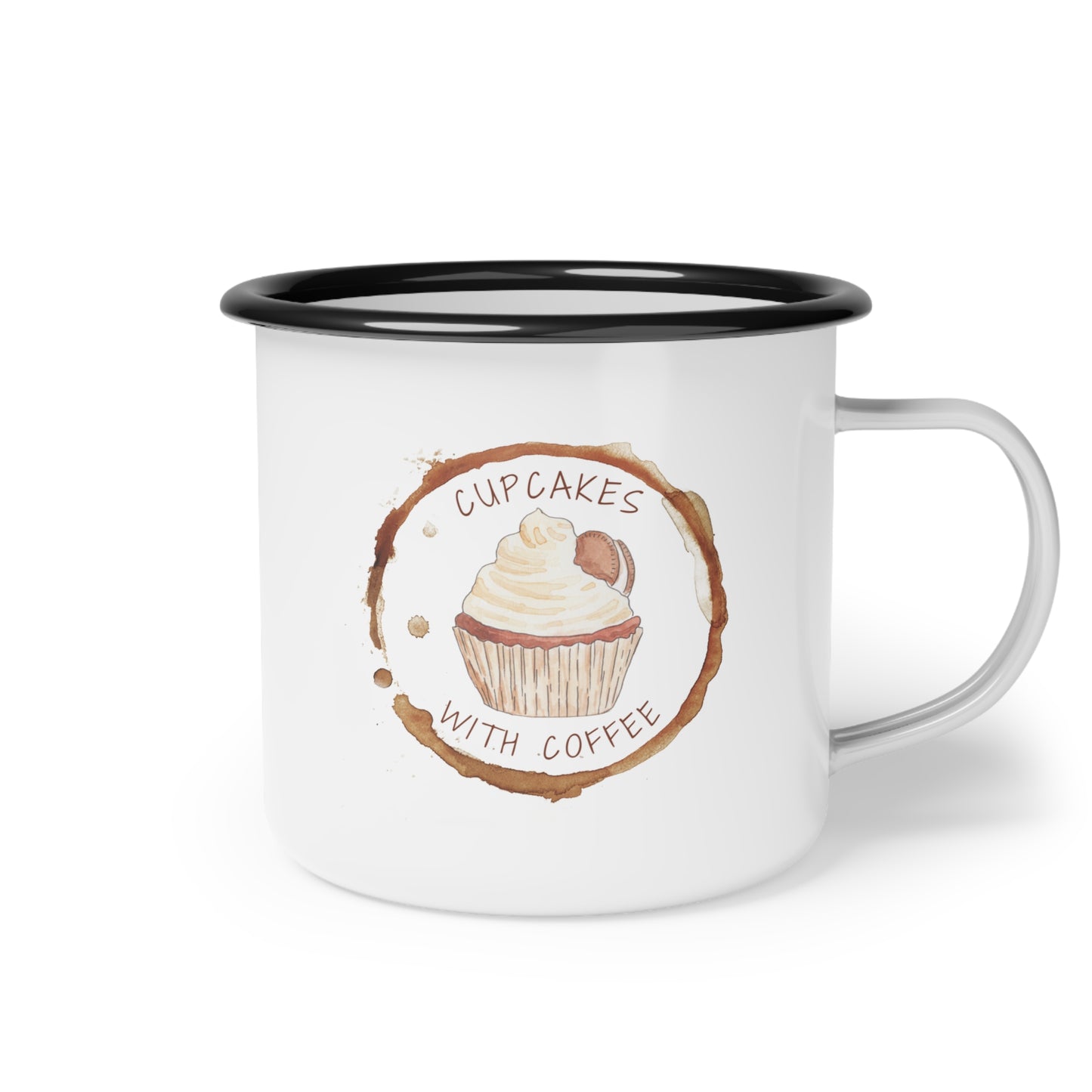 Enamel Camp Cup by Cupcakes with Coffee