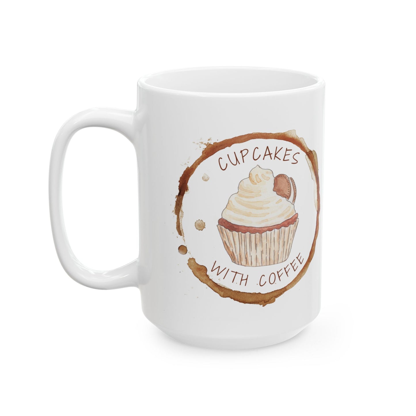 Coffee Mug – Looks Sweet, Sips Knowingly by Cupcakes with Coffee