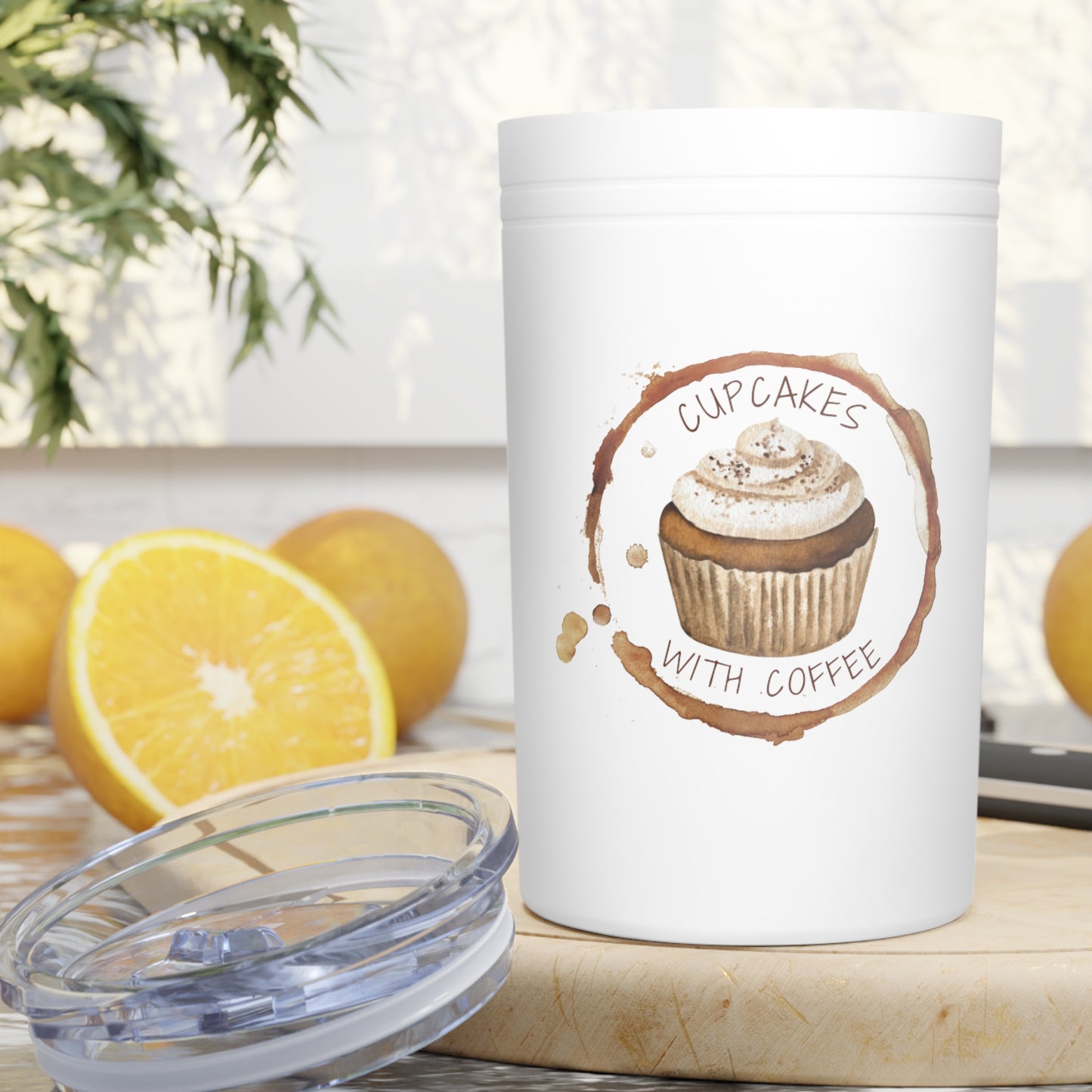 Cupcakes With Coffee Tumbler