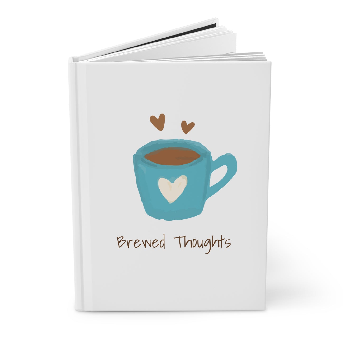 Hardcover Journal - Brewed Thoughts