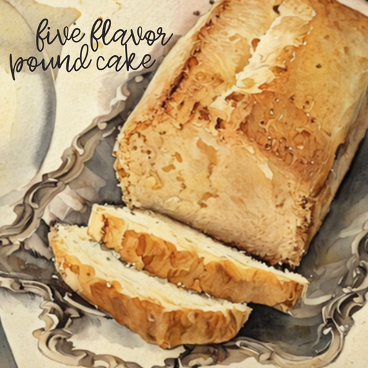five flavor pound cake